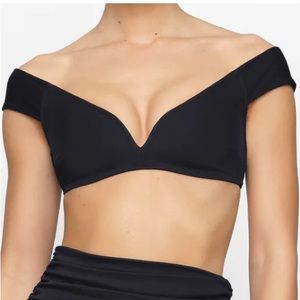 SKIMS SHAPING OFF THE SHOULDER BIKINI TOP
